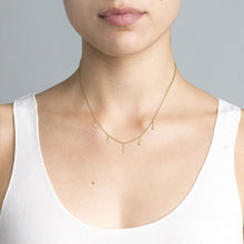 Load image into Gallery viewer, TEMPER DANGLE GOLD NECKLACE