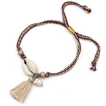 Load image into Gallery viewer, BOHO SEA SHELL ANKLET