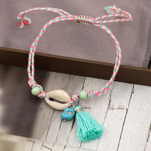 Load image into Gallery viewer, BOHO SEA SHELL ANKLET