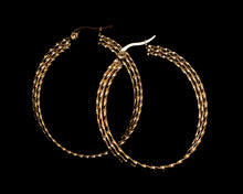 Load image into Gallery viewer, LAYERED CLASSIC HOOP EARRINGS 7CM