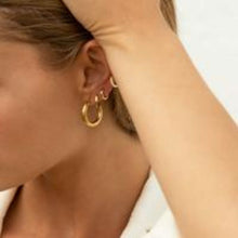 Load image into Gallery viewer, MINI IVORY GOLD EARRINGS